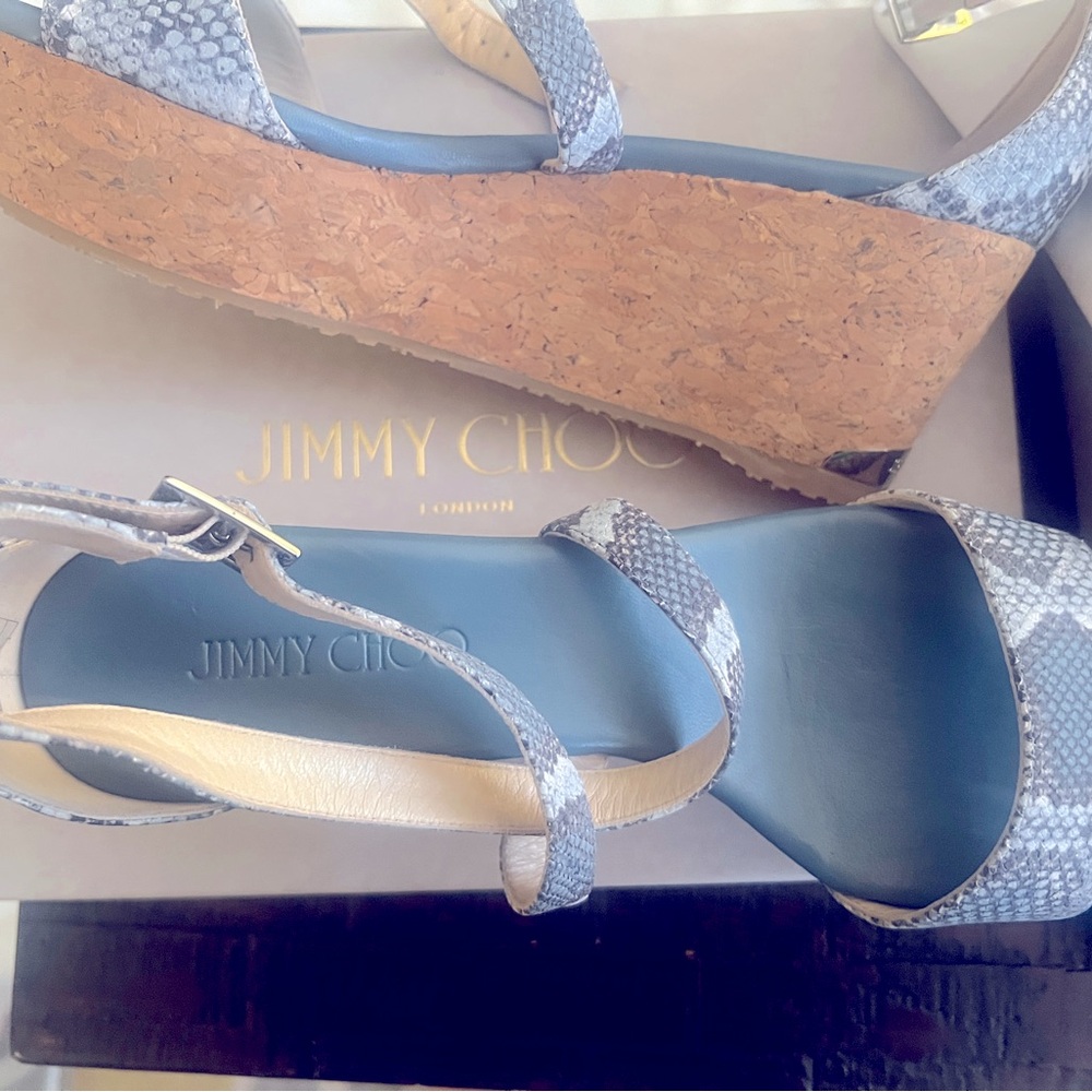 Brand new with box Jimmy Choo Portia wedge sandal size 40